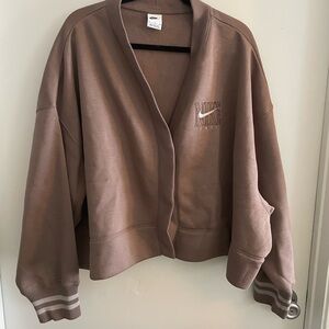 Nike Women's Brown Phoenix Cardigan